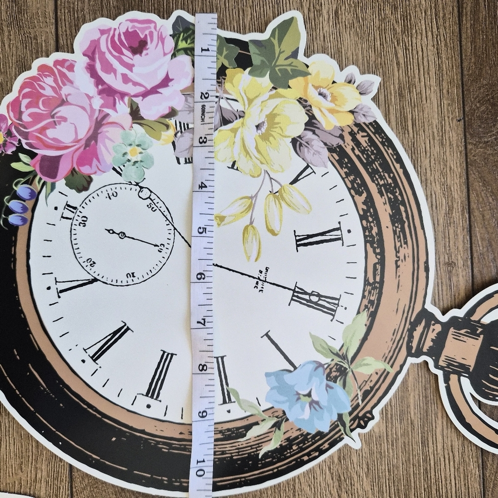 Alice in Wonderland Vintage Inspired Party Supplies Birthday Banner Cupcake Pick - Picture 11 of 14